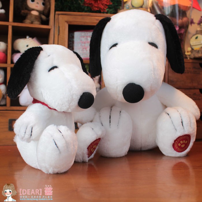 large snoopy stuffed animal