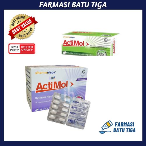 ACTIMOL 500MG/ 650MG PARACETAMOL Shopee Malaysia