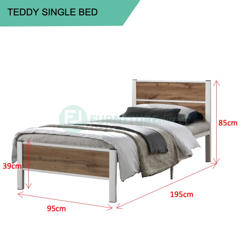 Buy Furniture Direct Teddy Lily Mina Single Size Metal Bedframe Katil Single Katil Single Besi Ready Stock Single Bed Seetracker Malaysia