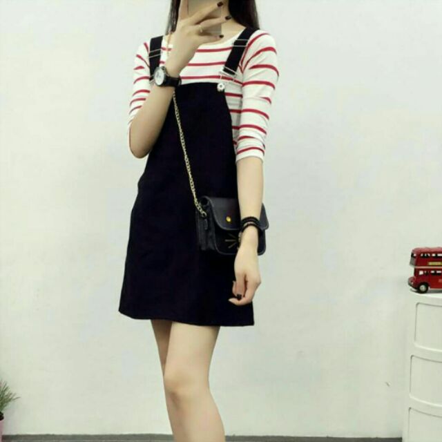 overall dress korean