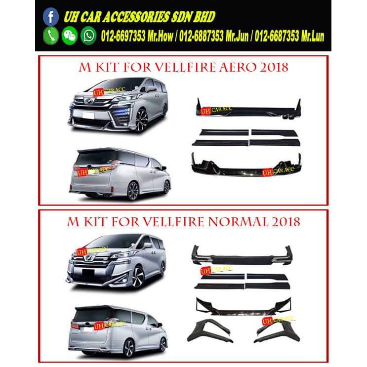 Toyota Alphard Vellfire 20182021 normal aero modellista bodykit body
