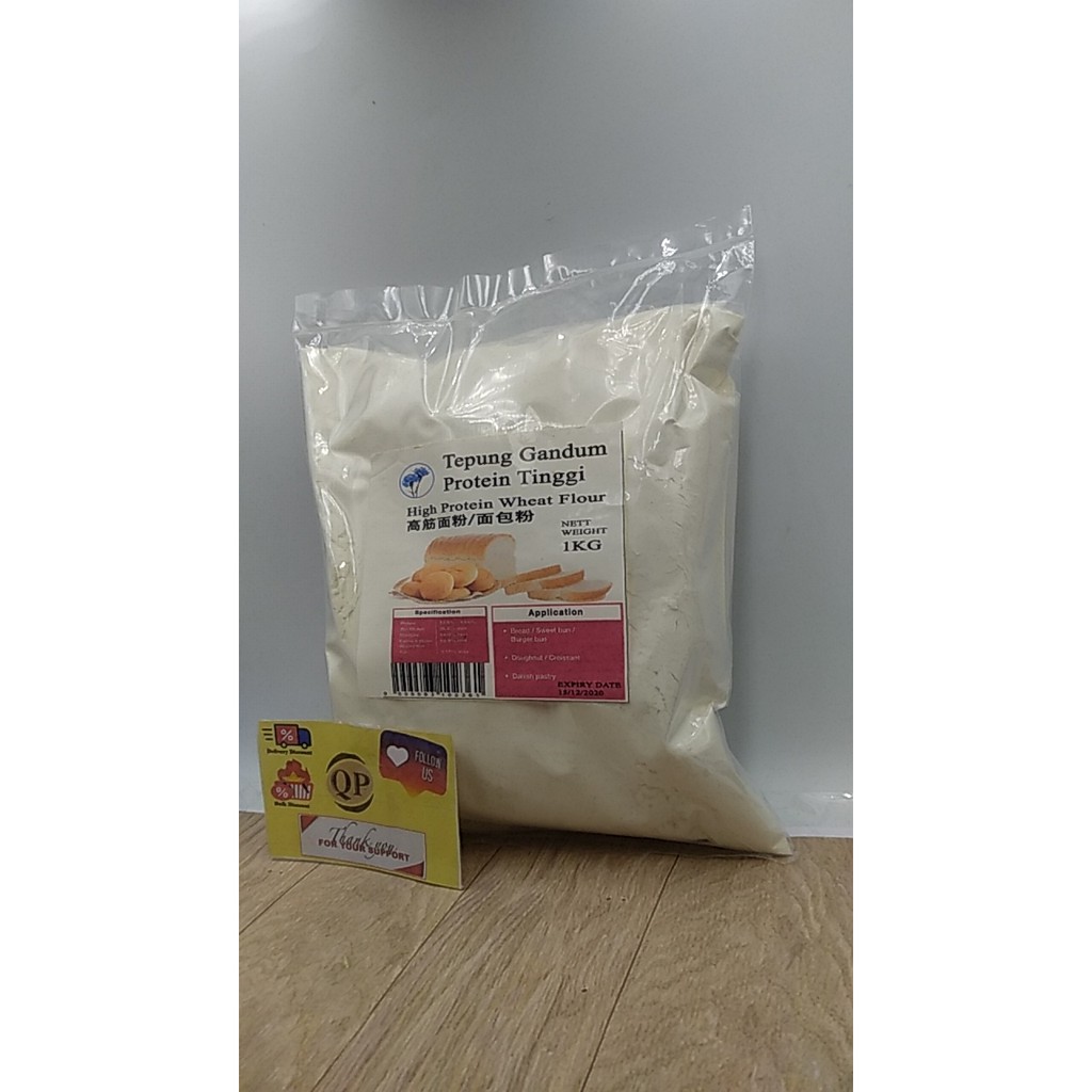 Buy QP BREAD FLOUR (HIGH PROTEIN FLOUR) / TEPUNG GANDUM ROTI 