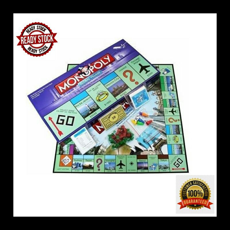 Monopoly Global Village Set Games Family Boardgames | Shopee Malaysia