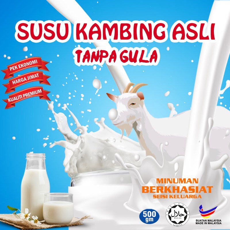 Buy Susu Kambing Asli Tanpa Gula 500gm Pek Ekonomi Goat Milk Seetracker Malaysia