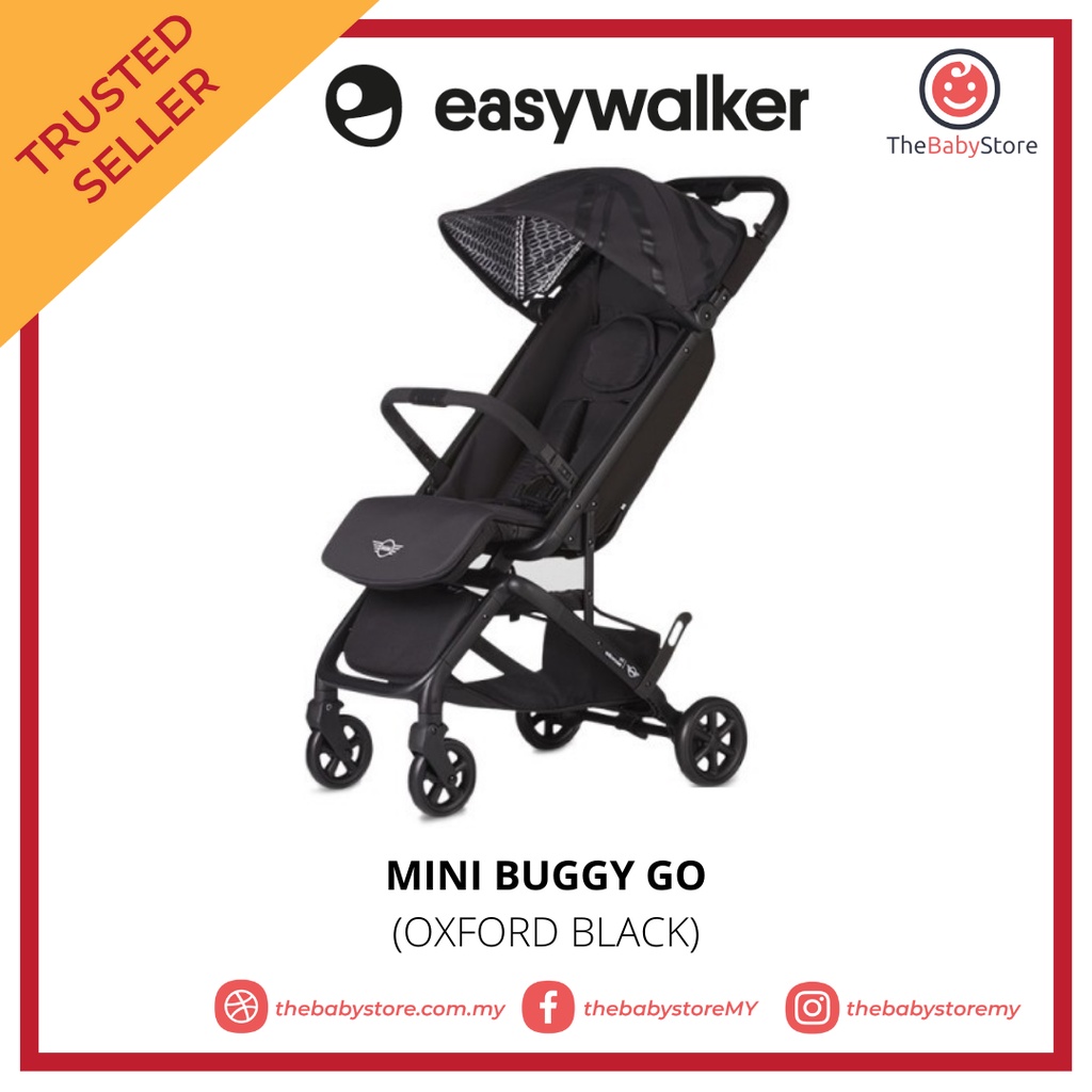 Easywalker MINI BUGGY GO Compact StrollerOxford Black Shopee Malaysia