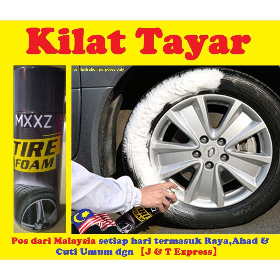 Buy Pengilat Tayar Kilat Tire Tyre Cleaner Spray Foam Wax Care Shine Car Motor Bike Motorbike Bicycle Basikal Motosikal Seat Seetracker Malaysia