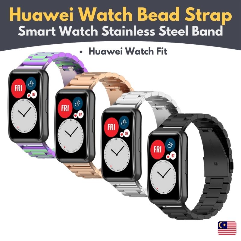 Huawei Watch Fit SIKAI STAINLESS STEEL STRAP Smart Device Accessories Watch Band Shopee Malaysia