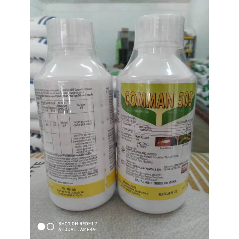 COMMAN 505 (1ltr)- RACUN ULAT/SERANGGA TANAMAN | Shopee Malaysia