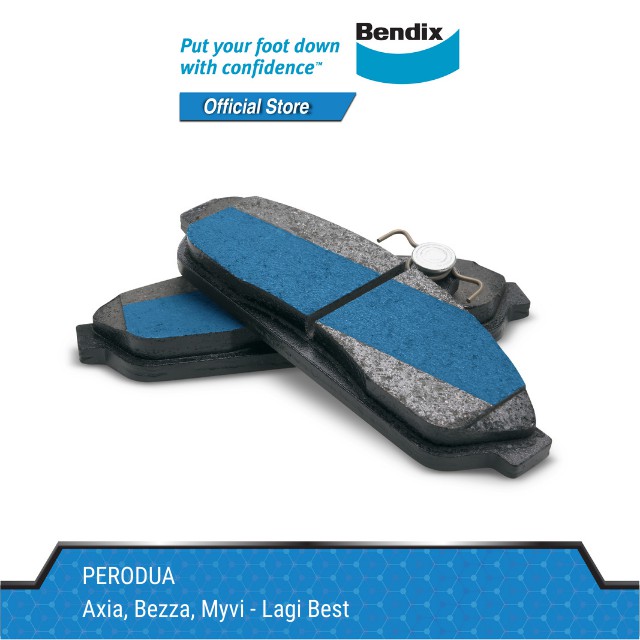 Bendix Front Brake Pads Perodua Axia/Bezza/Myvi Lagi Best DB2090