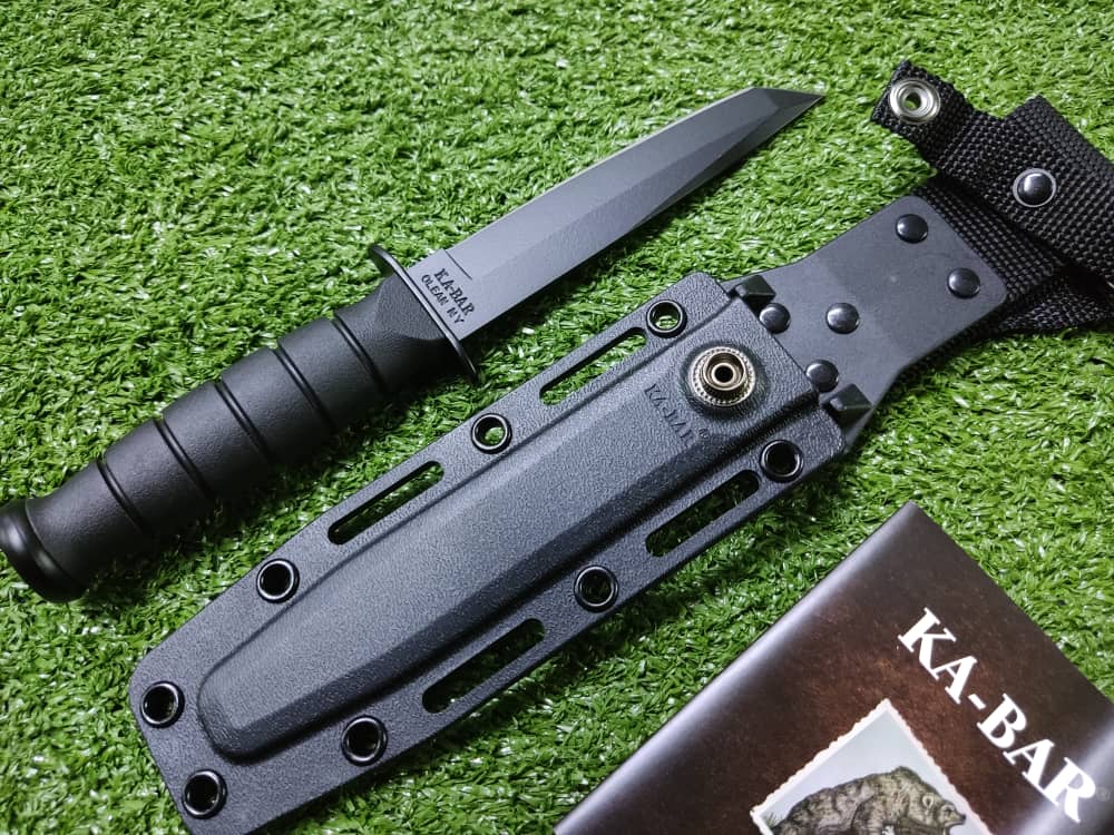 Ka Bar Short Tanto Kydex Knife Black Gfn Sheath Black Ka5054 Shopee Malaysia