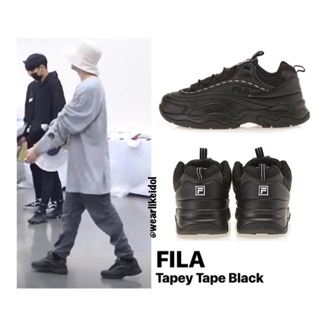 bts wearing fila shoes