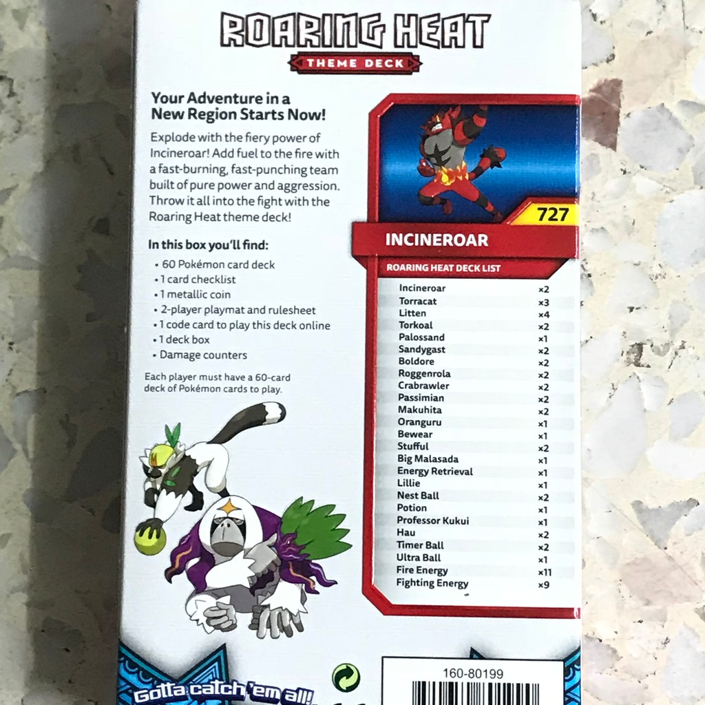 Pokemon Trading Card Game Sun Moon Roaring Heat