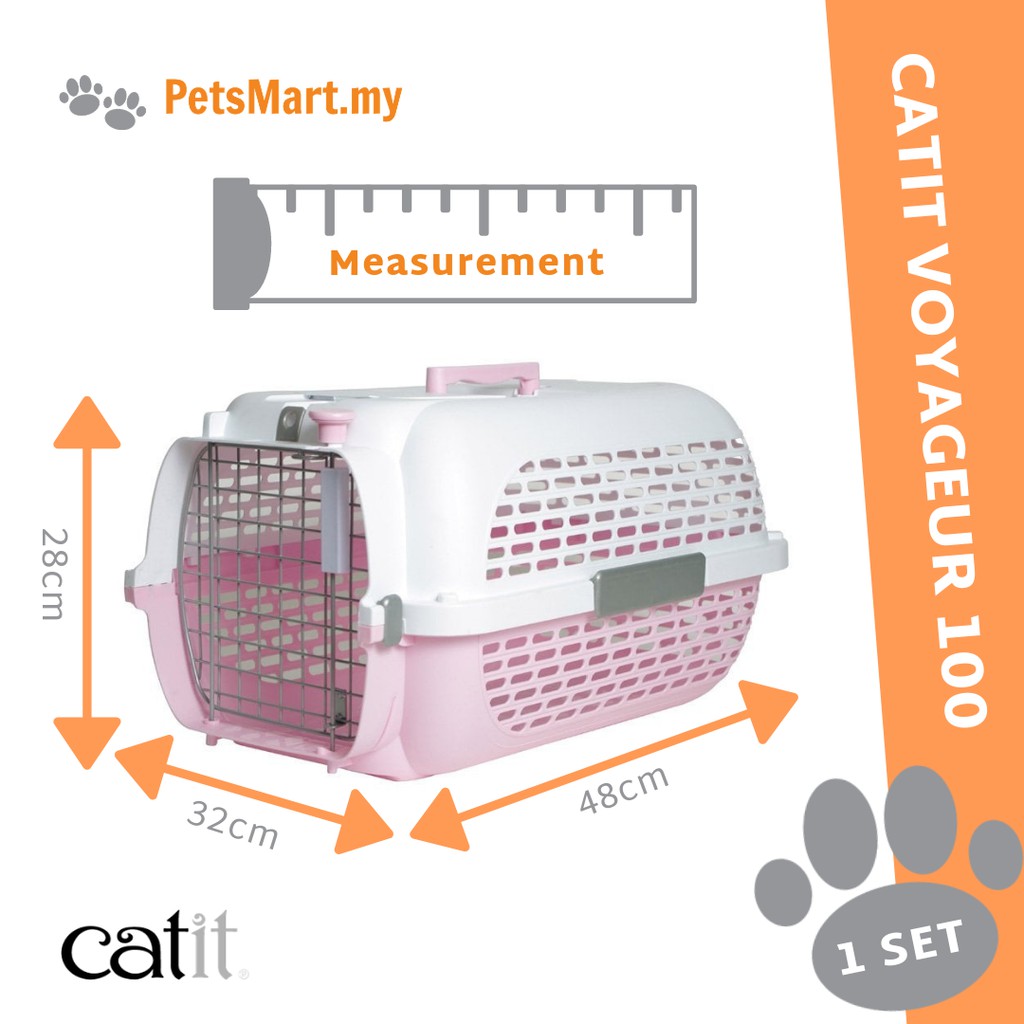 Catit Voyageur 100 Blue Blue Cat Carrier Shopee Malaysia