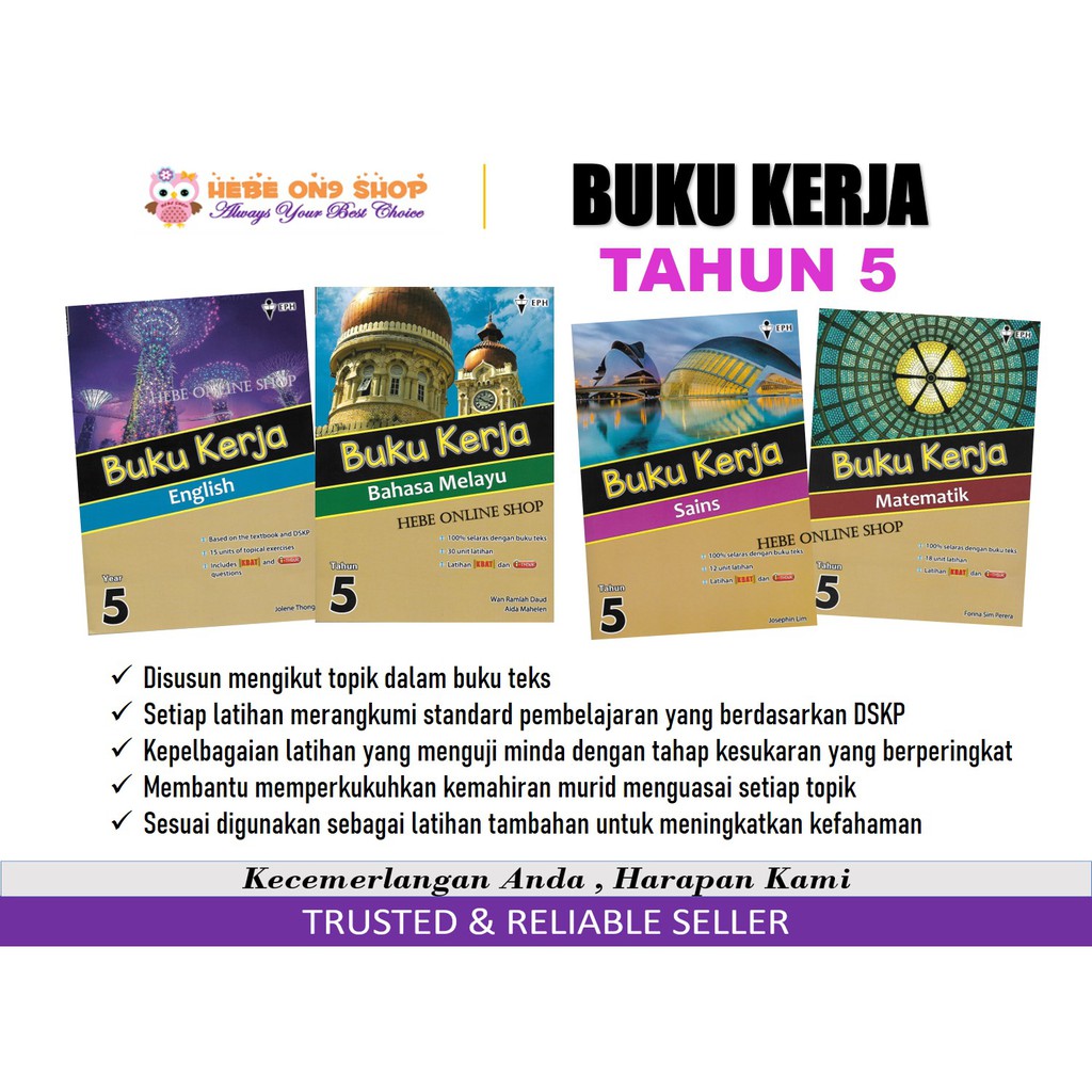 Buku Kerja Tahun 5 Latihan KBAT 2020 EPH - Bahasa Melayu / English