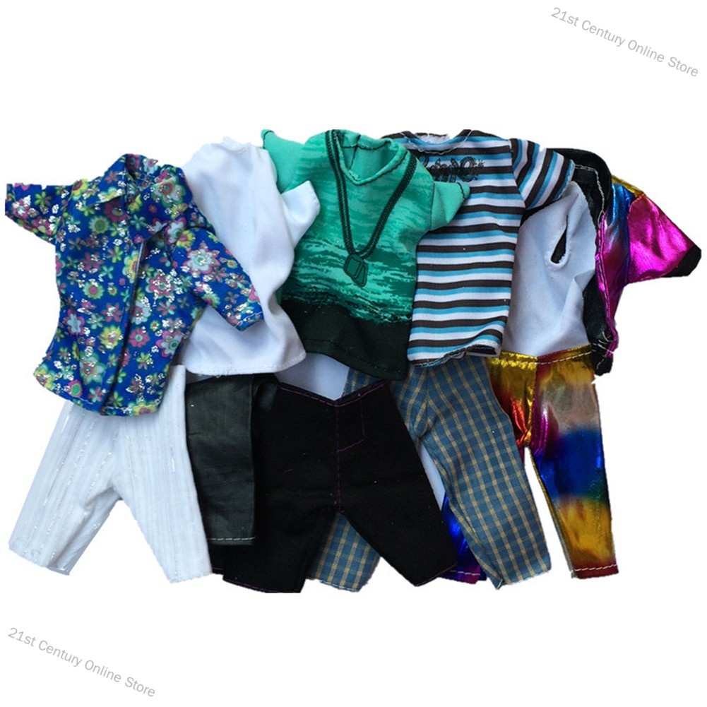 21st Century Online Store Fashion Casual Wear Doll Clothes Tops Pants Outfit for Ken Doll