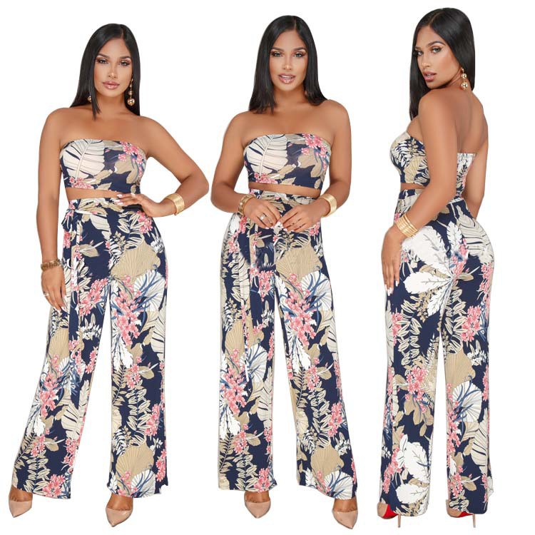 2 piece summer pants set