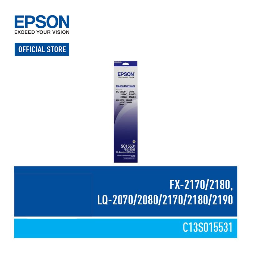 Epson FX2170/2180, LQ2070/2080/2170/2180/2190 Ribbon Cartridge