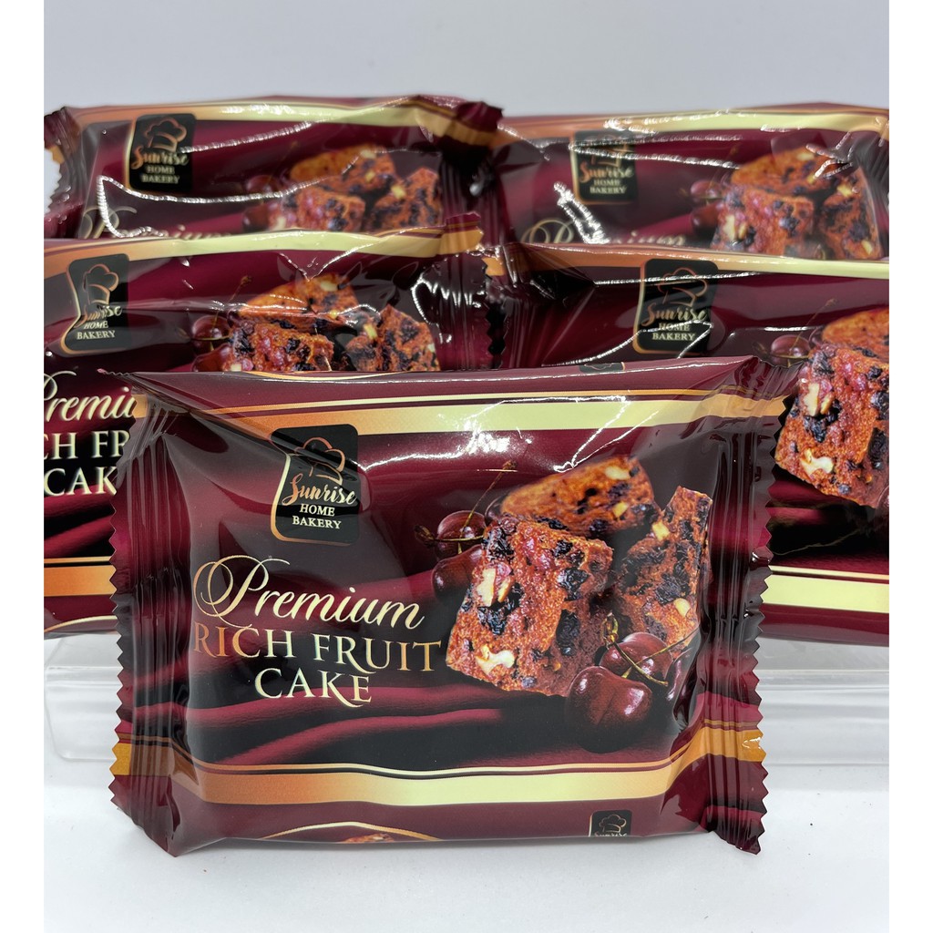 Sunrise Home Bakery/ Premium Rich Fruit Cake 5 in 1 (Sliced) Shopee