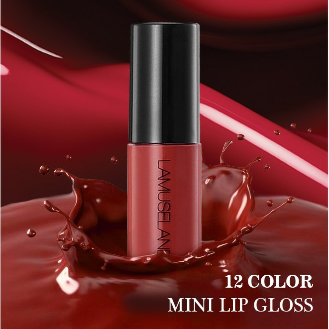 #LAMUSELAND Waterproof Lasting Mini Lipstick Matte Lip Gloss (Limited Edition)