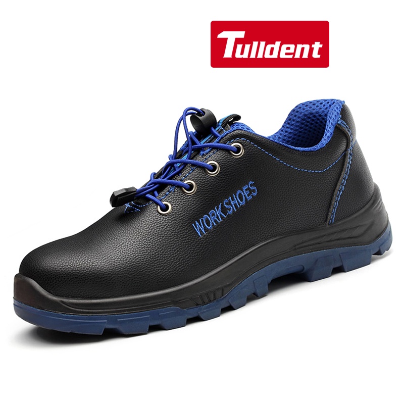 Tulldent Men Safety Shoes Steel Toe Antipuncture Lightweight