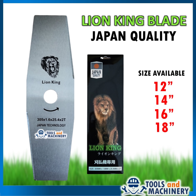 Lion King Mata Pisau Mesin Rumput (Brush Cutter Metal Blade) Tanika