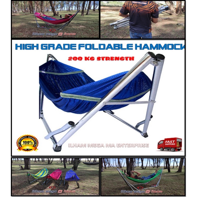 SHOCKING SALE!Ban Mai HIGH GRADE FOLDABLE HAMMOCK <>