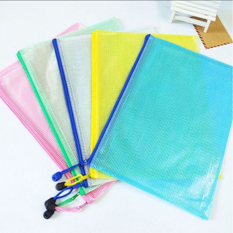 A4 Size File Folder with Zip/School Folder/Plastic Folder/Document Bag ...