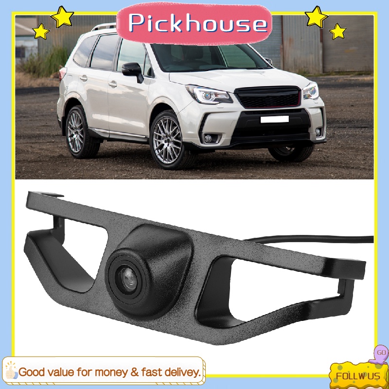 High Quality Pickhouse 170 Degrees Front View Camera IP67 CCD Car Parking Assistance Cam Fits for Subaru Forester 2016