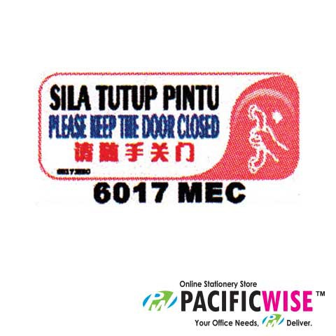 6017 Mec Please Keep The Door Closed Sign Shopee Malaysia