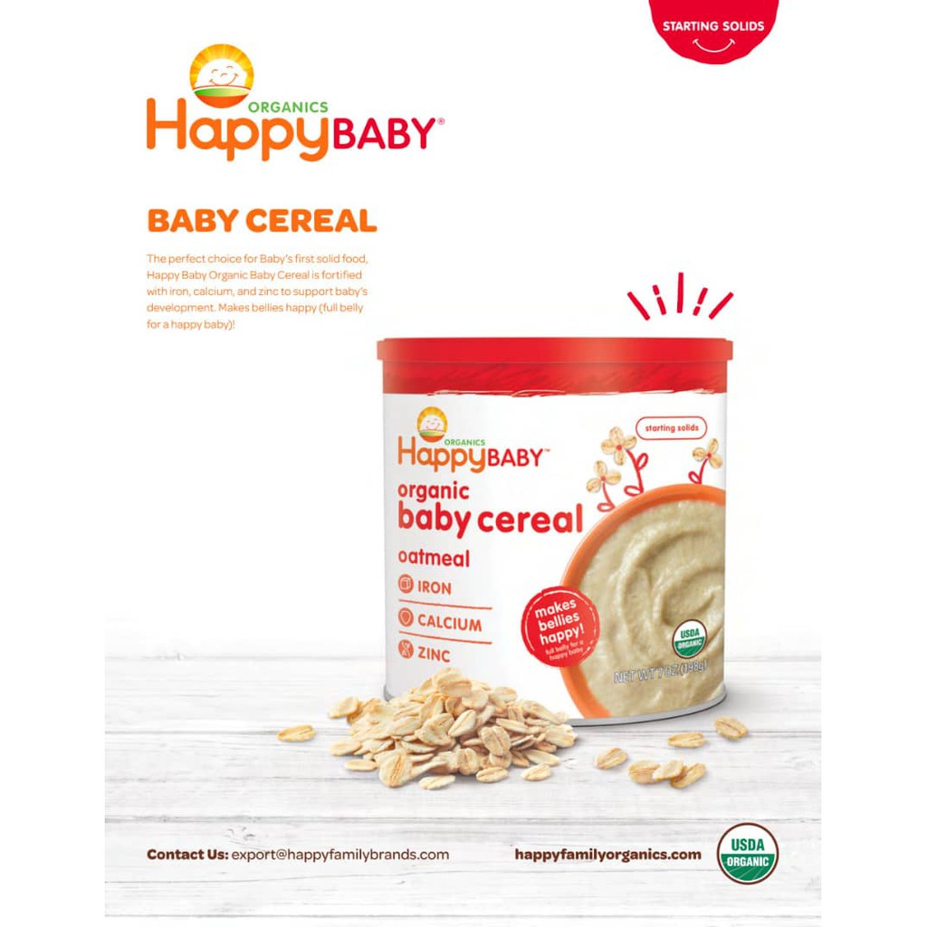 happy baby cereal
