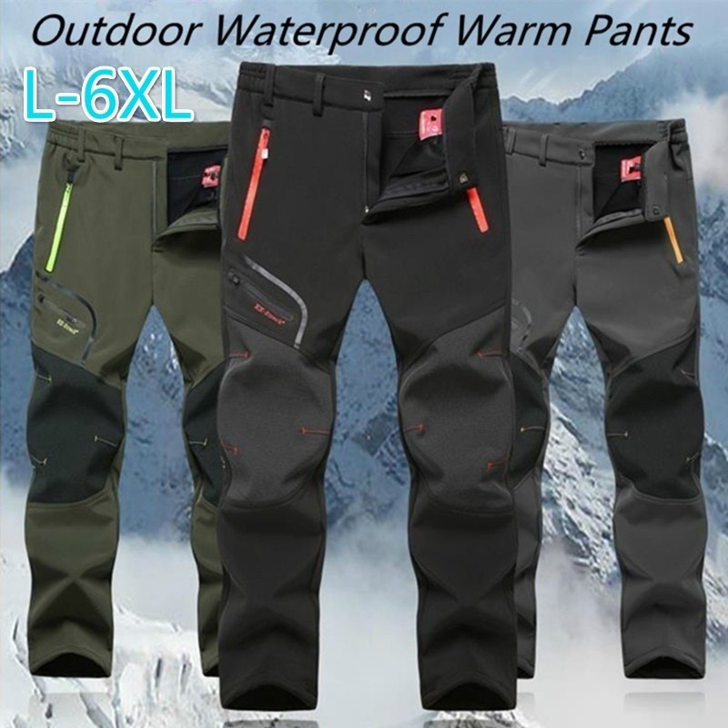 thick fleece pants mens