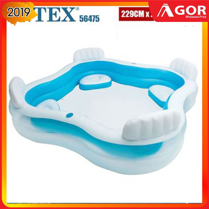 4 seat inflatable pool