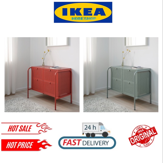 Ikea Nikkeby Cabinet Tv Multipurpose Drawer Shopee Malaysia