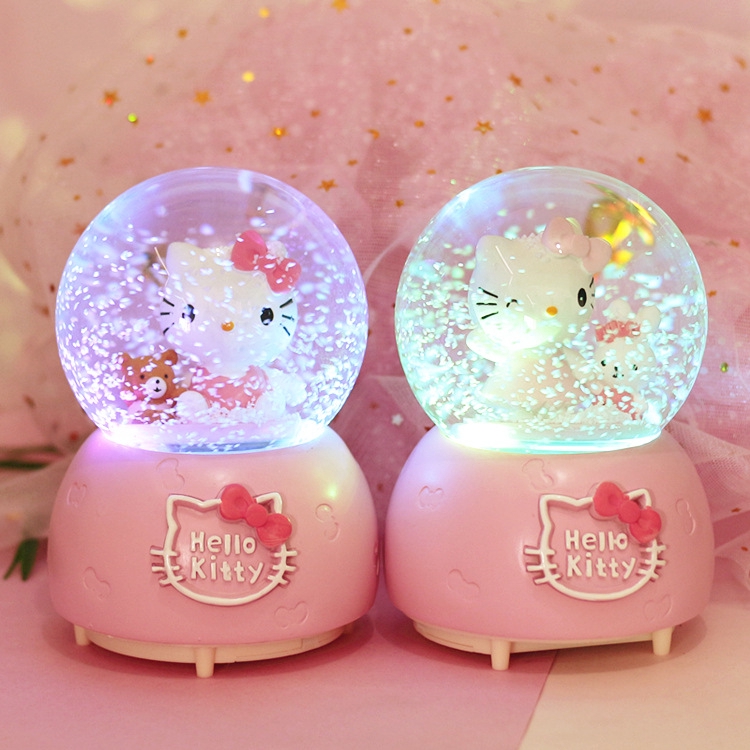 Cartoon Hello Kitty Night Light Creative Bedroom Lamp Decoration  Valentine's Day Girl Gift with Song and Light | Shopee Malaysia