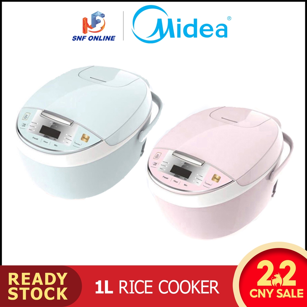 Midea Smart Rice Cooker 1.0L Periuk Nasi MBFS10PK MBFS10PK MBFS10GN