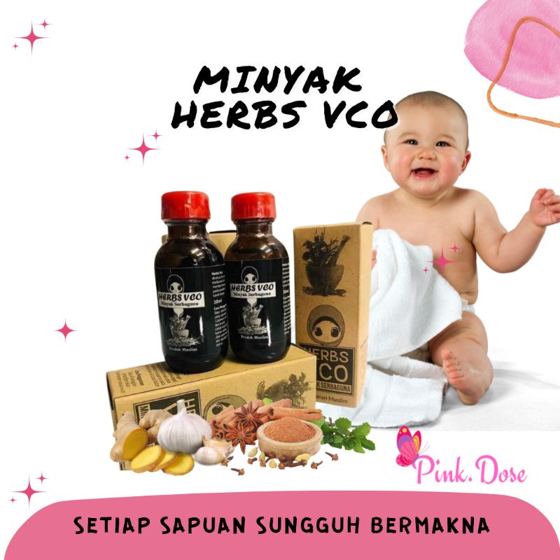 Minyak Herbs Vco Original Hq Melegakan Batuk Selsema Kahak Bayi Shopee Malaysia