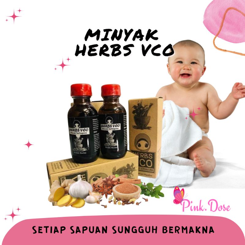 Minyak Herbs Vco Original Hq Melegakan Batuk Selsema Kahak Bayi Shopee Malaysia