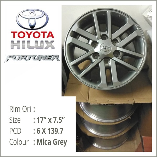 Toyota Fortuner Hilux Vigo Champ VNT Enkei Rim Secondhand 17 inch