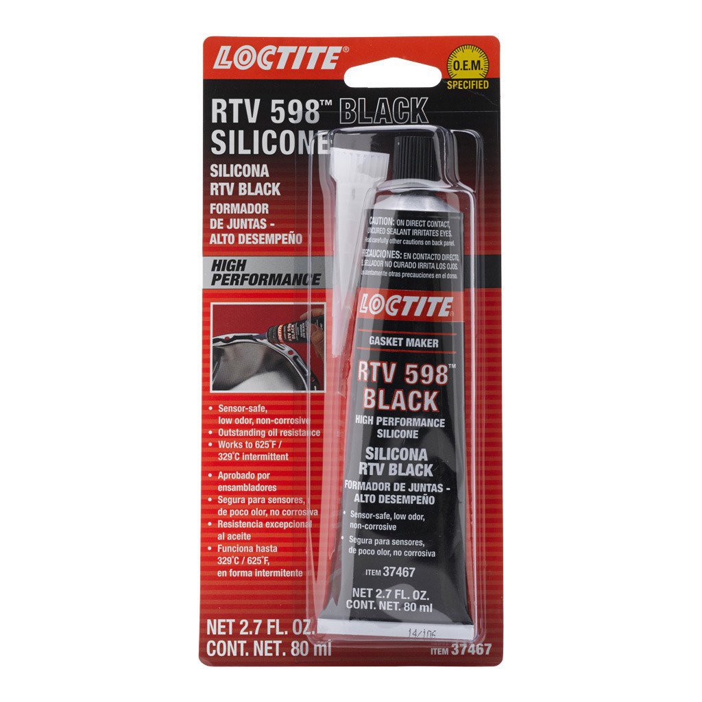 Loctite SL598 Black Silicone Gasket Sealant Gasket Gum (80G) | Shopee ...