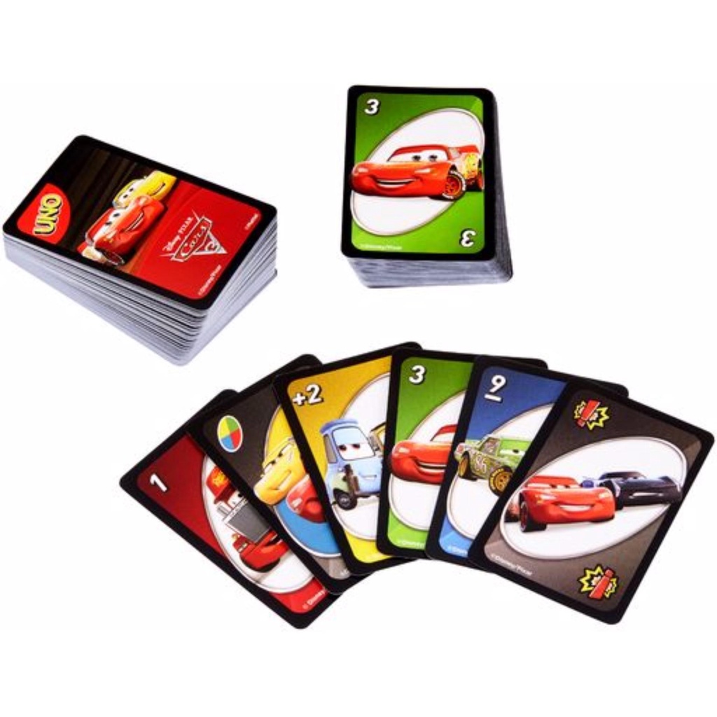 UNO Cars 3 Tin Card Game | Shopee Malaysia