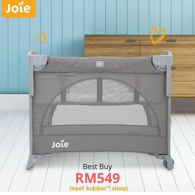 joie kubbie daydreamer napper foggy travel cot