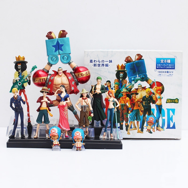 10pcs Set Japanese Anime One Piece Action Figure Collection 2 Years Later Dolls Shopee Malaysia