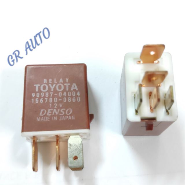 TOYOTA DENSO 5PIN 12V RELAY 90987-04004  Shopee Malaysia