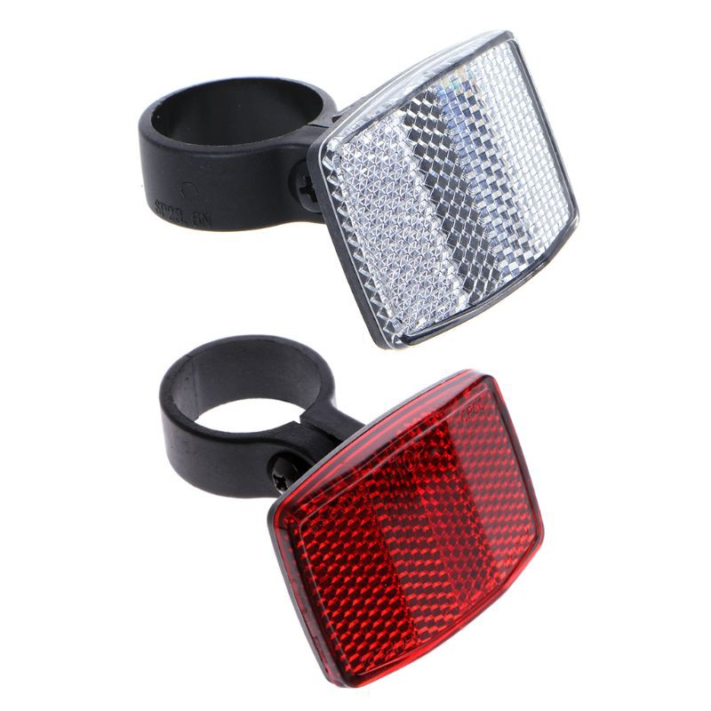Reliable Have Bicycle Bike Handlebar Reflector Reflective Front Rear Warning Light Safety Lens Must - Image 3