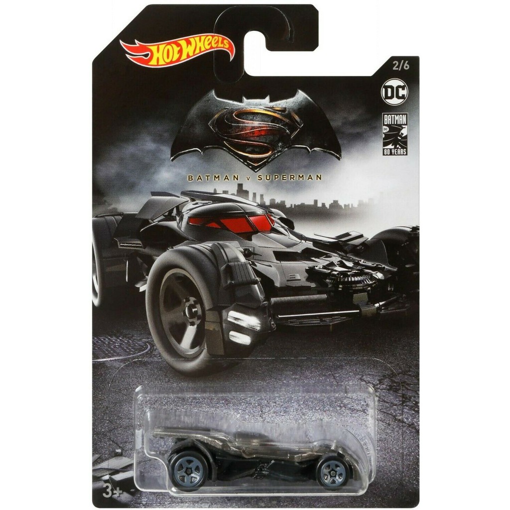 Hot Wheels DC Comics Super Heroes Batman 80 Years Themed Batman vs Superman  Batmobile 2/6 Hotwheels (NEW, SEALED) | Shopee Malaysia