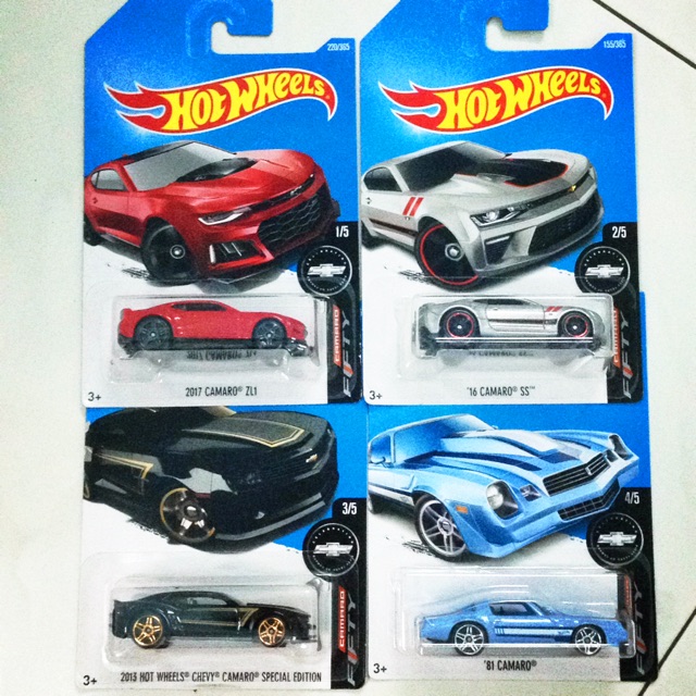 camaros de hot wheels