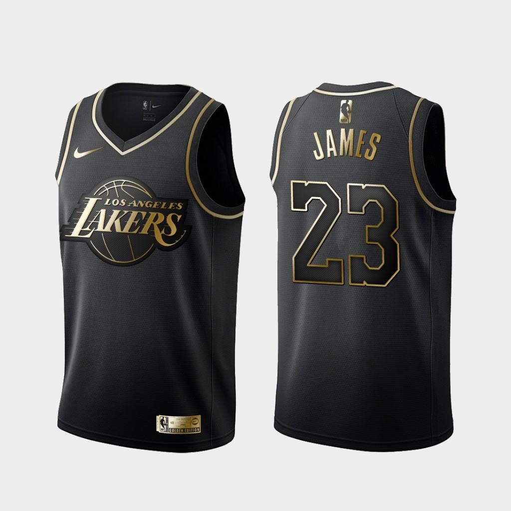black and gold lebron james jersey