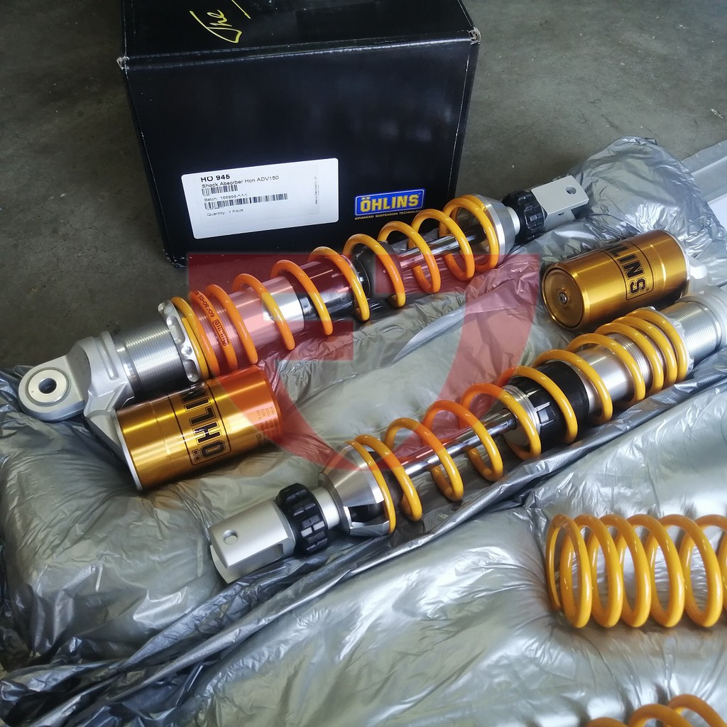 Ohlins Ho945 Rear Shock Absorbers For Honda Adv 150 Shopee Malaysia