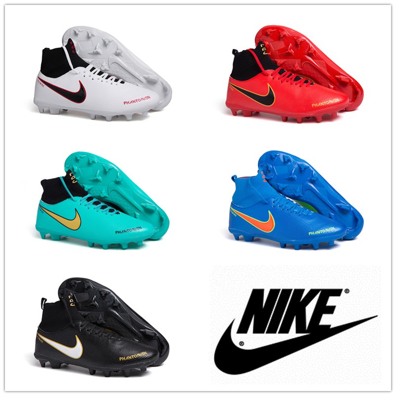 2019 Nike football shoes Men's Training FG football shoes soccer shoes  boots（white/red/black/blue/green） | Shopee Malaysia