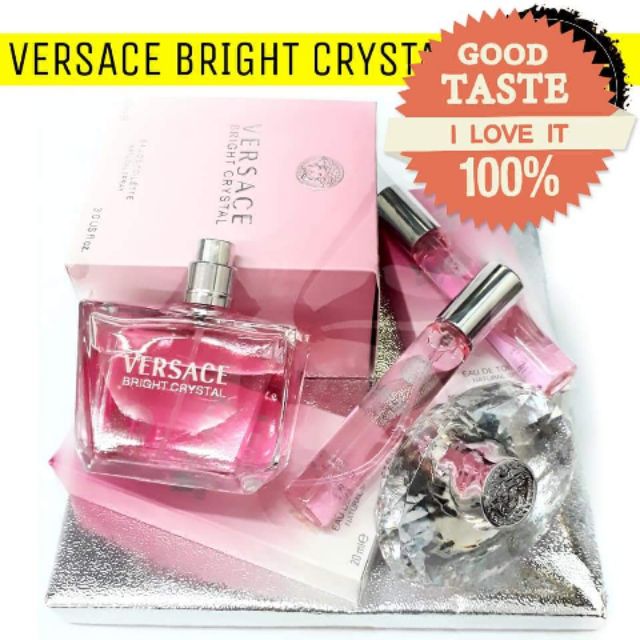 Versace Bright crystal Perfume gift Set Hantaran Kahwin & Hadiah